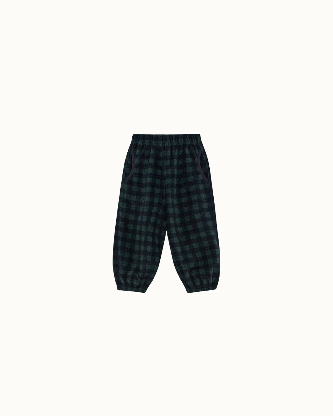 Evergreen Check Fleece Set