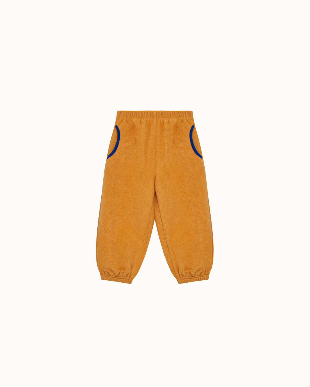 Orange Pop Half-Snap Fleece Set