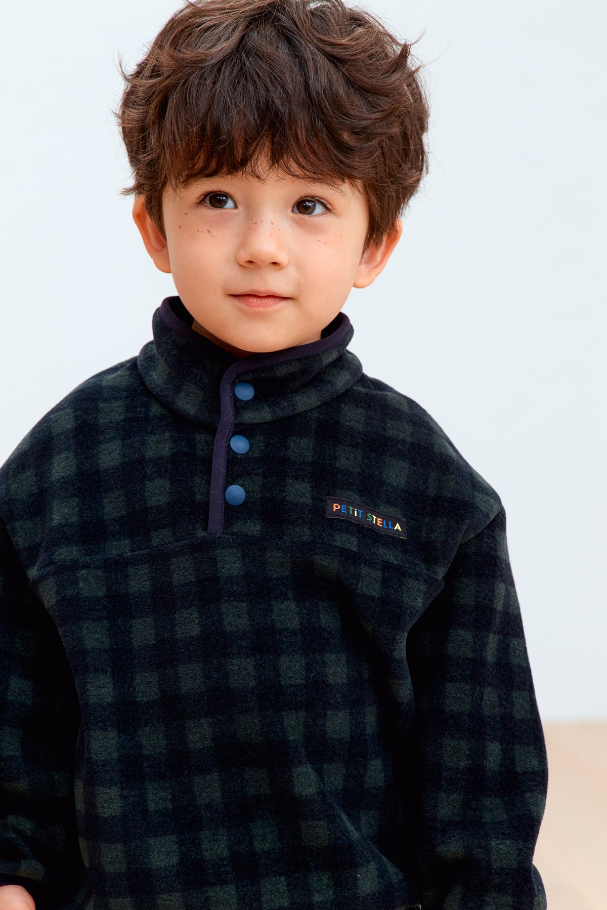 Evergreen Check Fleece Set