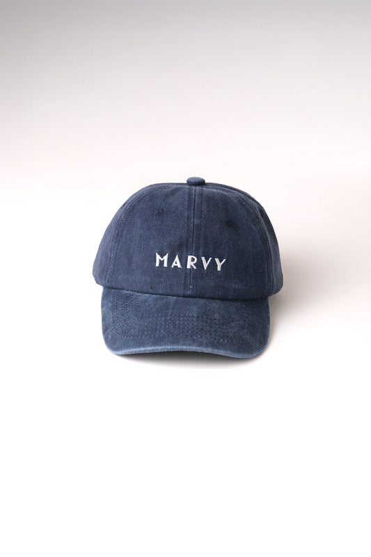 Indigo marvy embroidered hat for kids from Lunette's Sweet & Salty SS26 collection, Kuwait