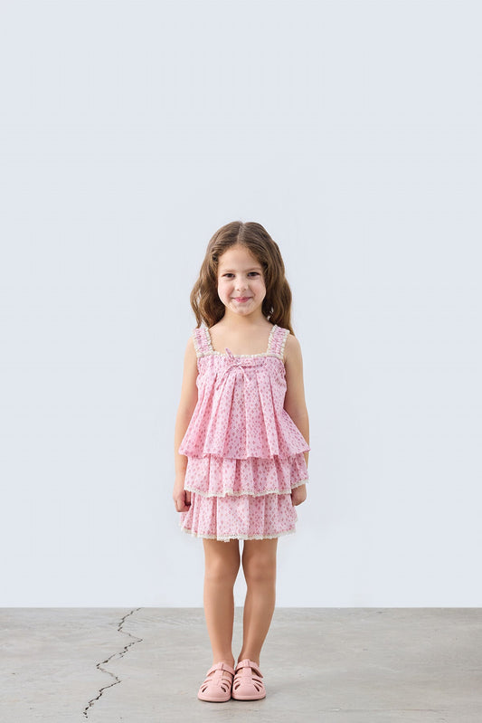 Nona Patterned Blouse for kids from Lunette's Sweet & Salty SS26 collection, Kuwait