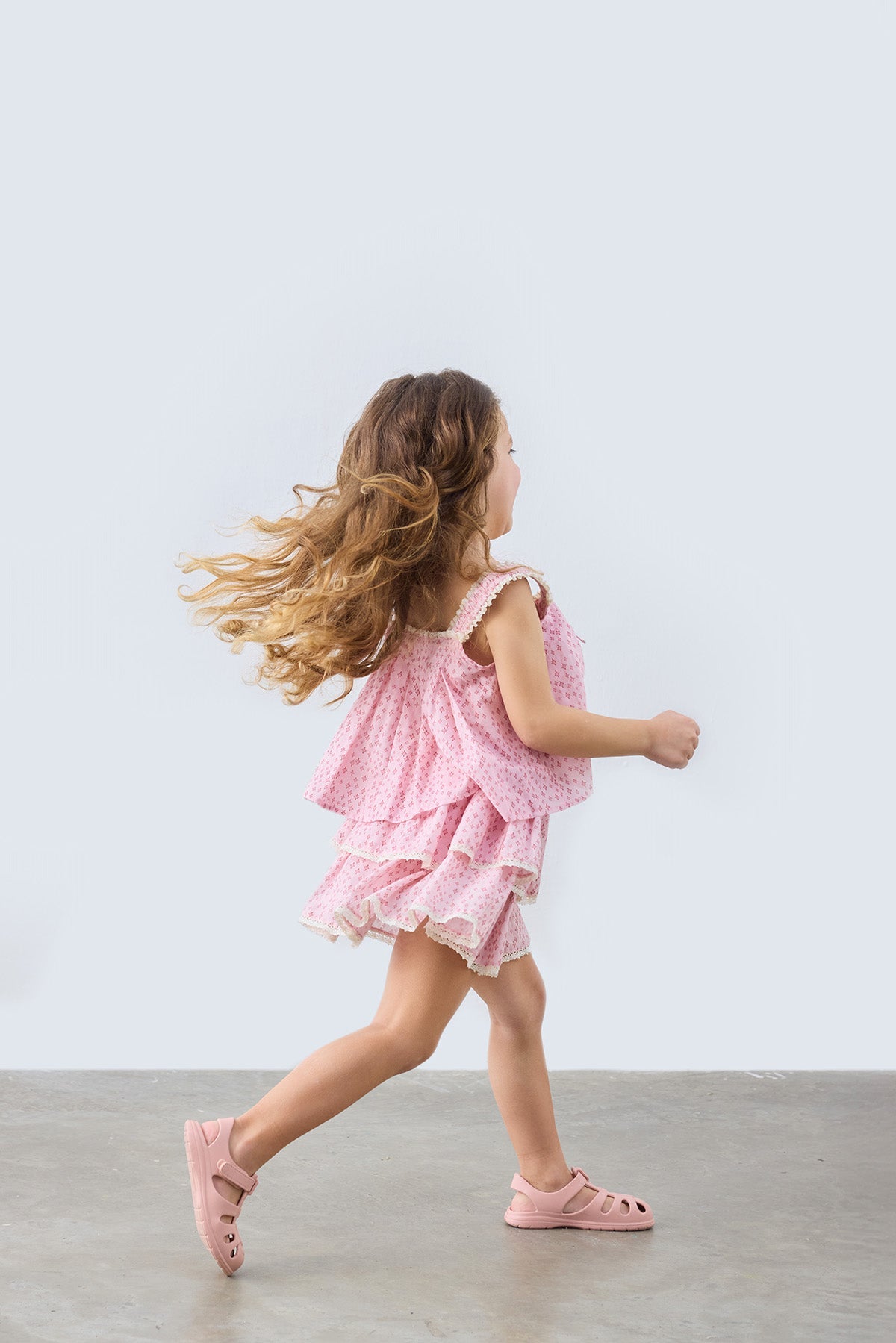 Nona Patterned Blouse for kids from Lunette's Sweet & Salty SS26 collection, Kuwait