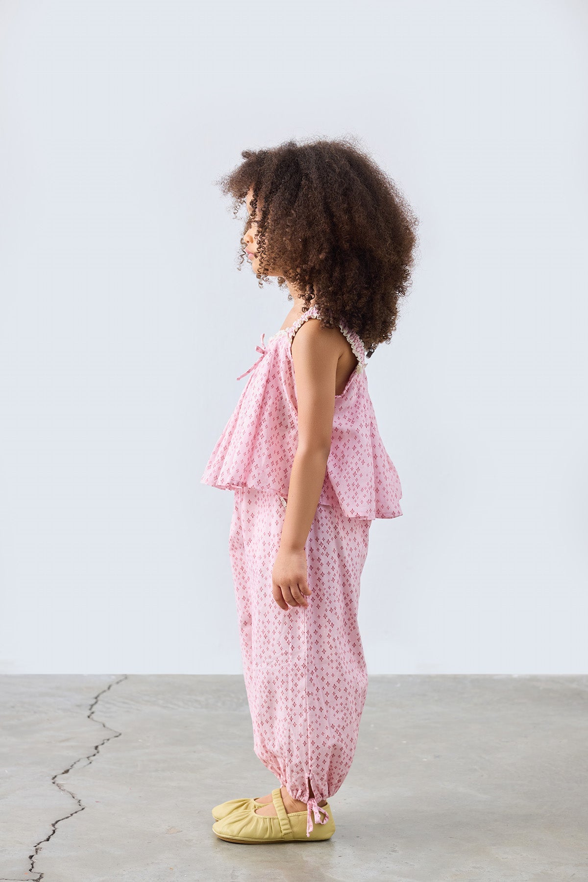Nona Patterned Trousers for kids from Lunette's Sweet & Salty SS26 collection, Kuwait