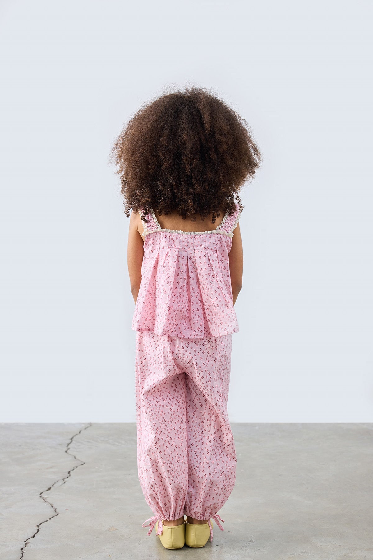Nona Patterned Trousers for kids from Lunette's Sweet & Salty SS26 collection, Kuwait