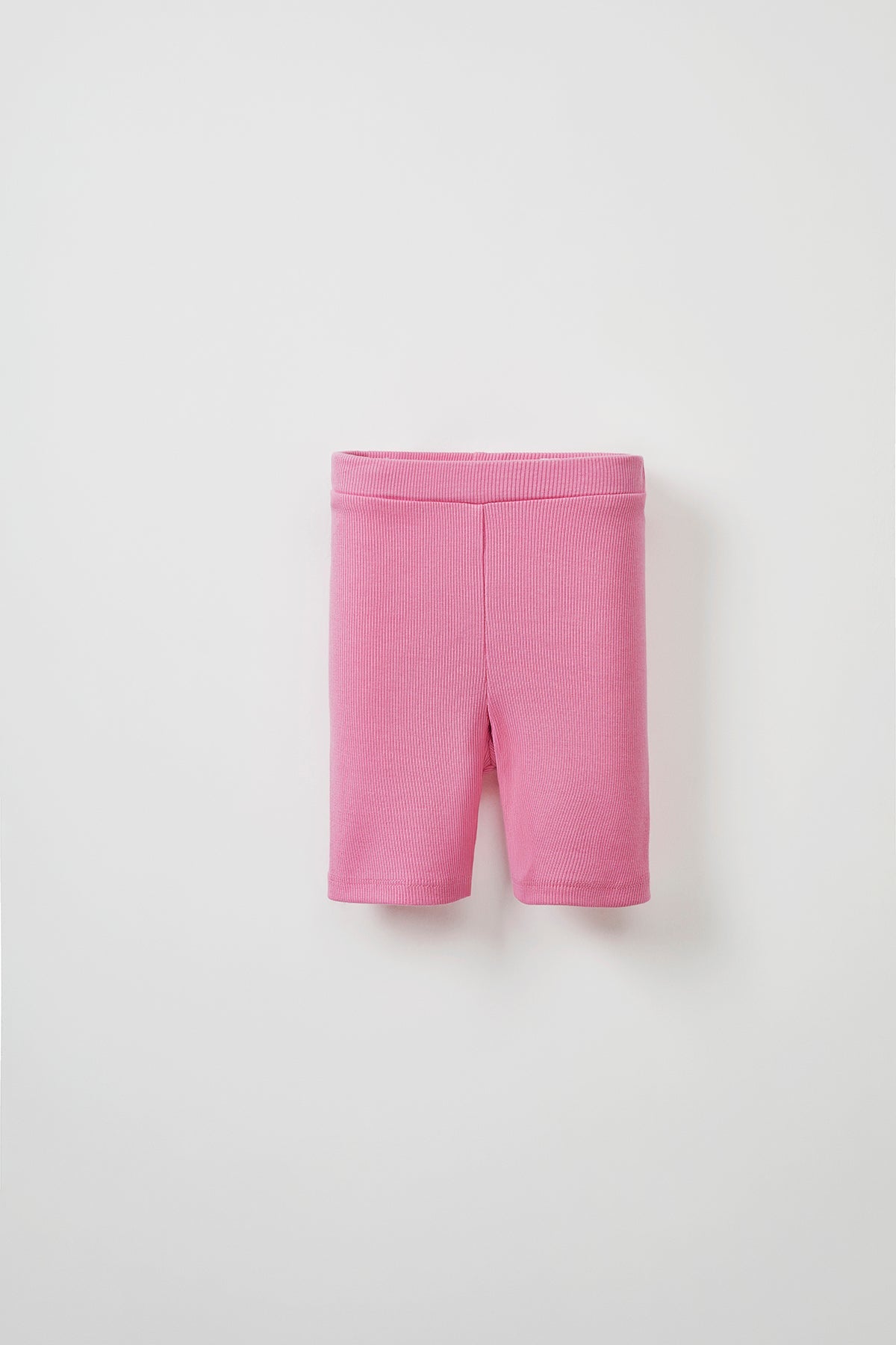Pink ribbed strap blouse & mini shorts set for kids from Lunette's Sweet & Salty SS26 collection, Kuwait