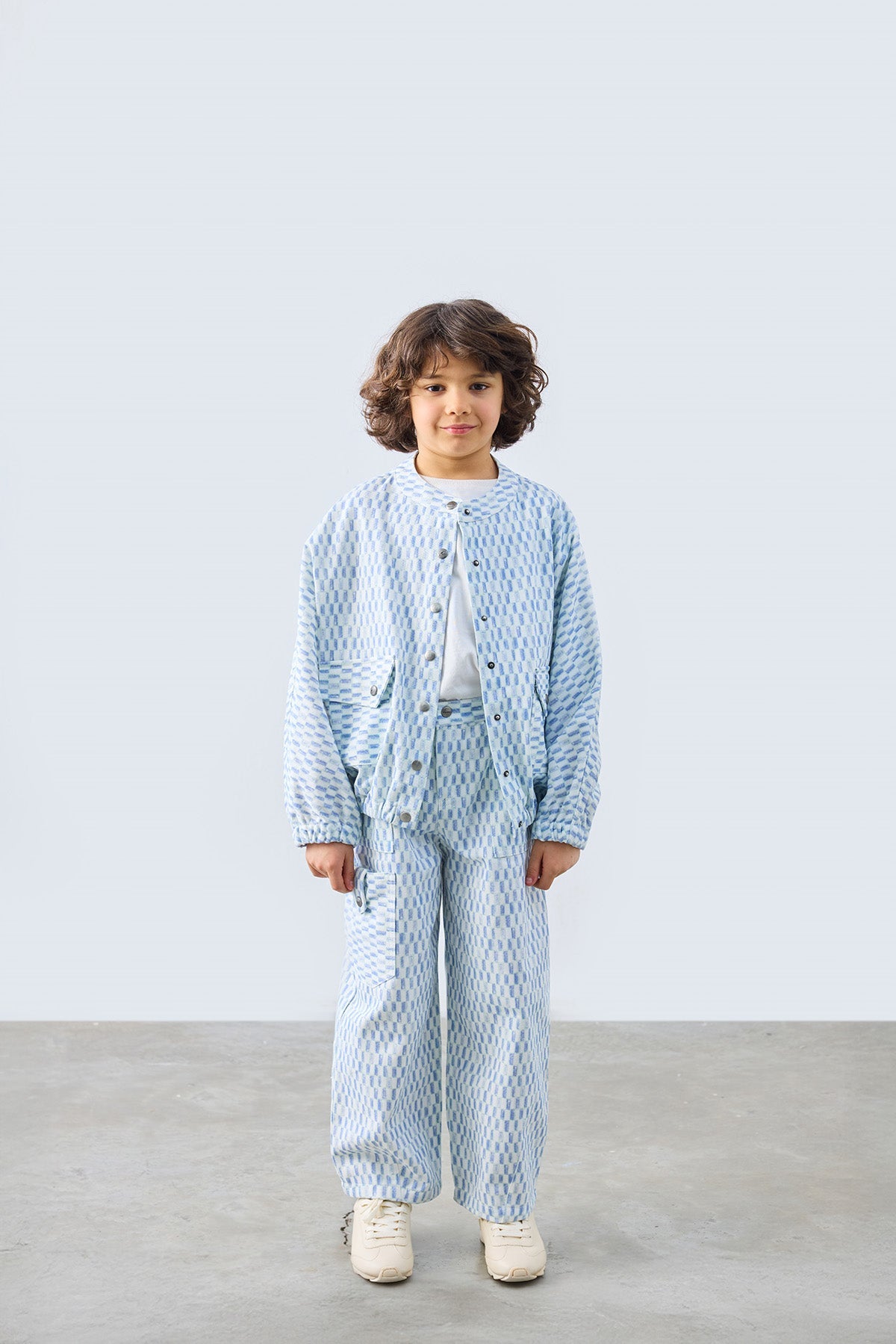 Poppy Patterned Pants for kids from Lunette's Sweet & Salty SS26 collection, Kuwait