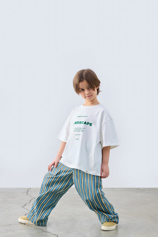 Walker Patch Patterned Jacket for kids from Lunette's Sweet & Salty SS26 collection, Kuwait