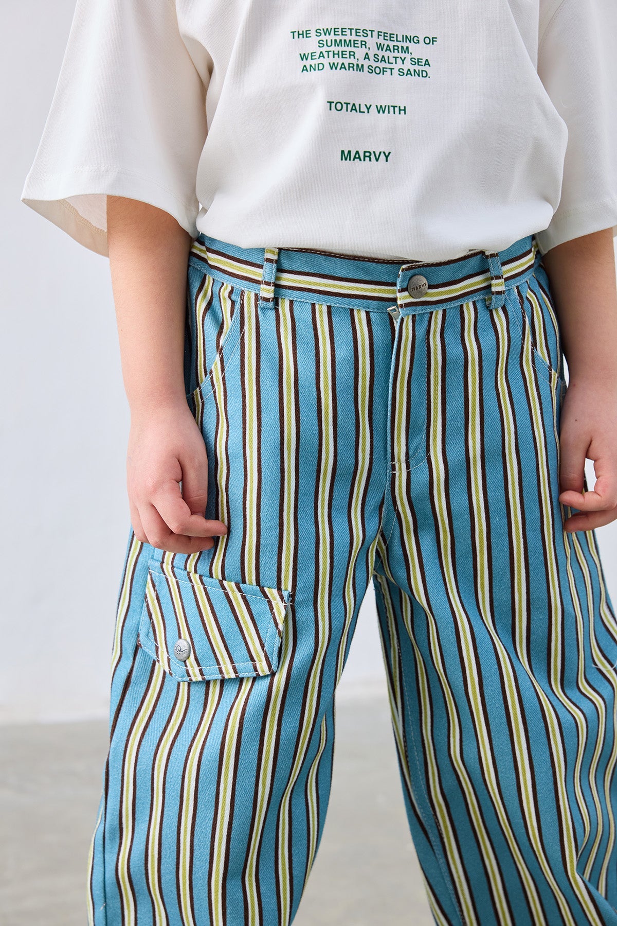 Walker Patterned Pants for kids from Lunette's Sweet & Salty SS26 collection, Kuwait